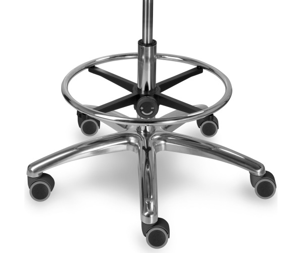 Výška sedu 57-77 cm (DENTMI), vysoký piest s kruhom, priemer kríža 50 cm