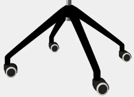 Nylon kríž / Ø 50 mm na tvrdé povrchy