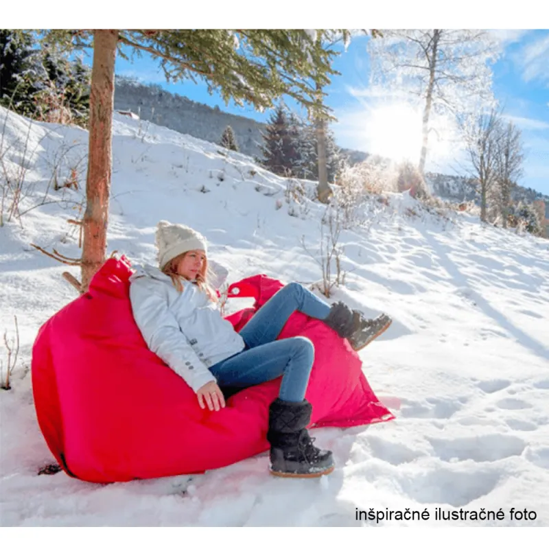 Nafukovací sedací vak/lazy bag, zelená, LEBAG