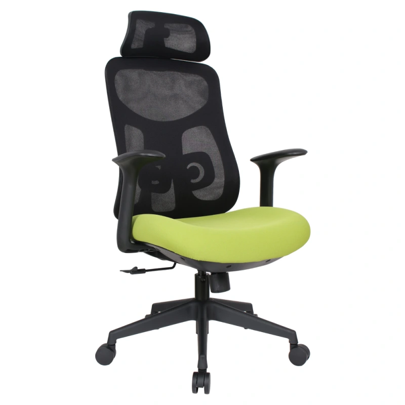 Kancelářské křeslo, zelená/černá, SULIVAN