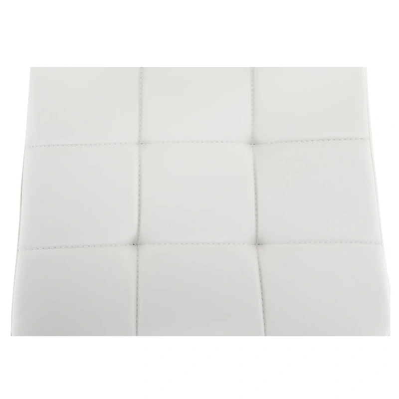 Barová židle, ekokůže bílá/ chrom, KANDY New 14