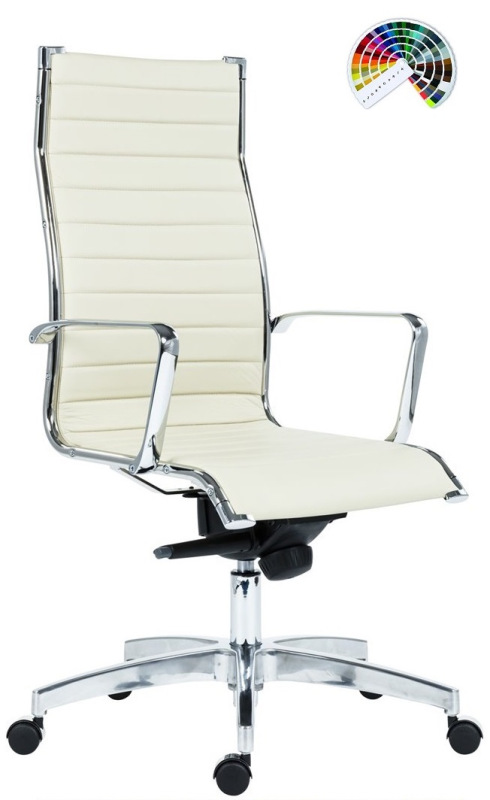 Kancelářská židle 8800 KASE RIBBED HIGH, čalounění ERA OCEANIC