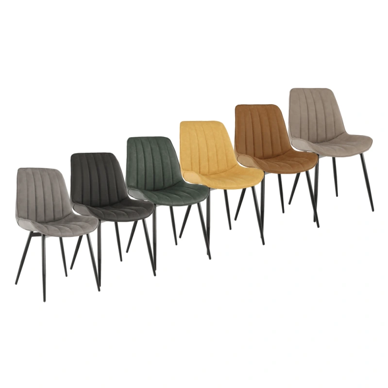 Židle, ekokůže hnědá camel/černá, Hazal 13