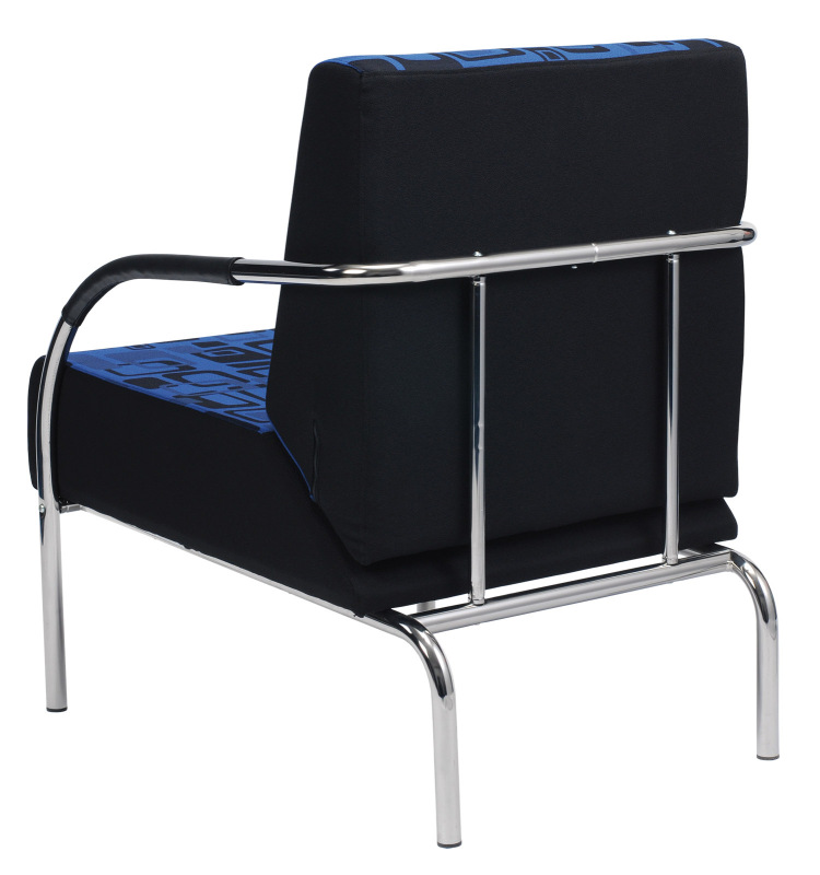 Kancelárska sedačka SALMA 1-sedák čalúnenie KOŽENKA Valencia, Silvertex 9