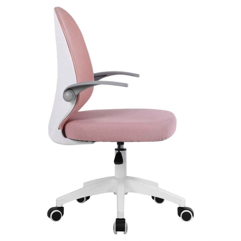 Kancelárske kreslo, ružová/biela, PASTURA 5