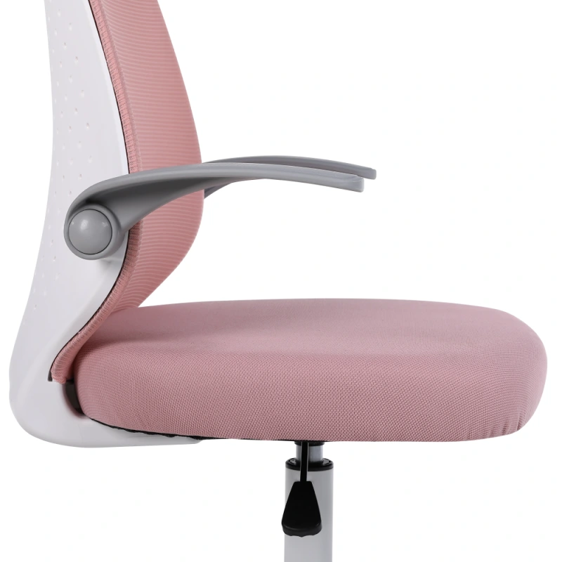 Kancelárske kreslo, ružová/biela, PASTURA 12