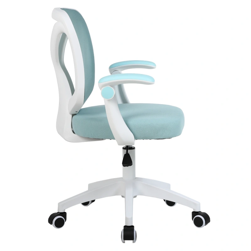 Kancelárske kreslo, modrá/biela, SOLARI 3