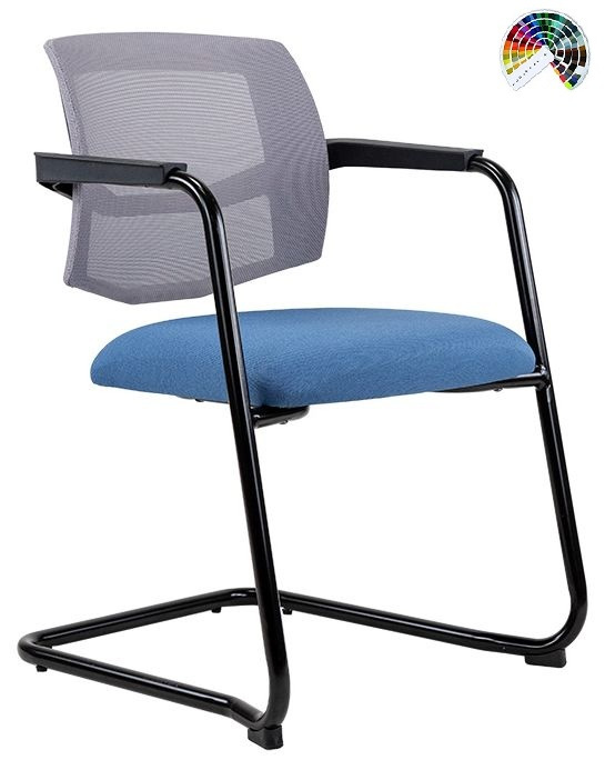 Konferenční židle 2950 2950/S LAPEL VISITOR, čalounění z umělé kůže SKAI
