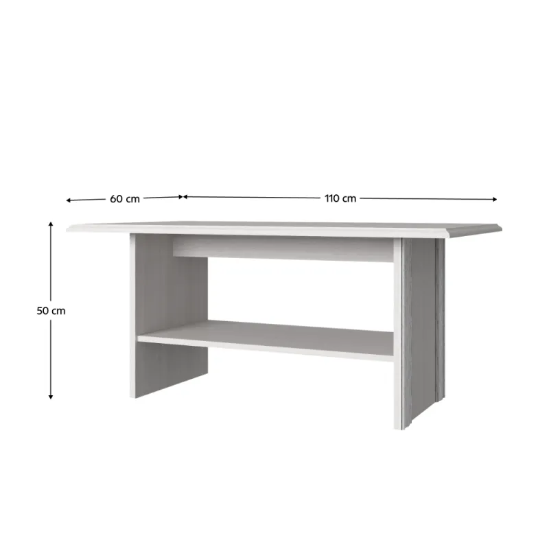 Konferenčný stolík 110, woodline krém, TIFFY 12