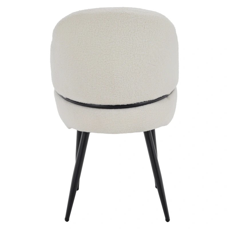 Jedálenská stolička, biela/čierna, SANAKO TYP 1 6