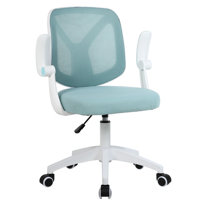 Kancelárske kreslo, modrá/biela, SOLARI 1