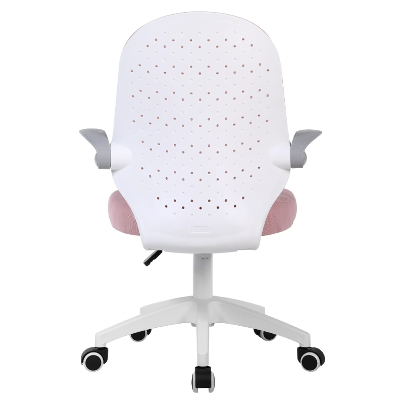 Kancelárske kreslo, ružová/biela, PASTURA 8