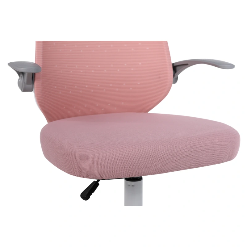 Kancelárske kreslo, ružová/biela, PASTURA 13