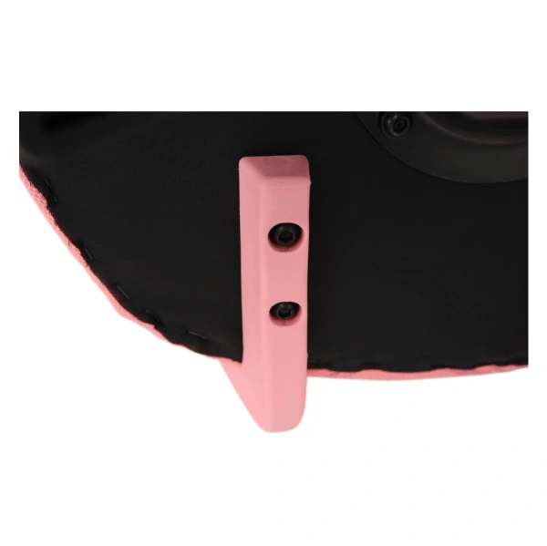 Otočná stolička, ružová/chróm, SELVA 11