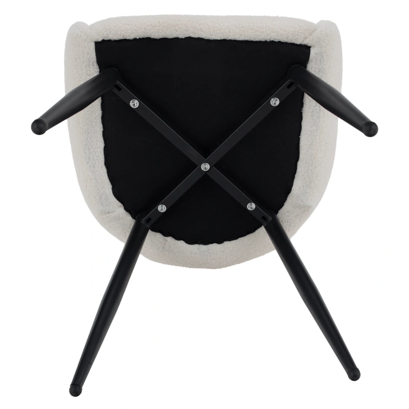 Jedálenská stolička, biela/čierna, SANAKO TYP 1 14