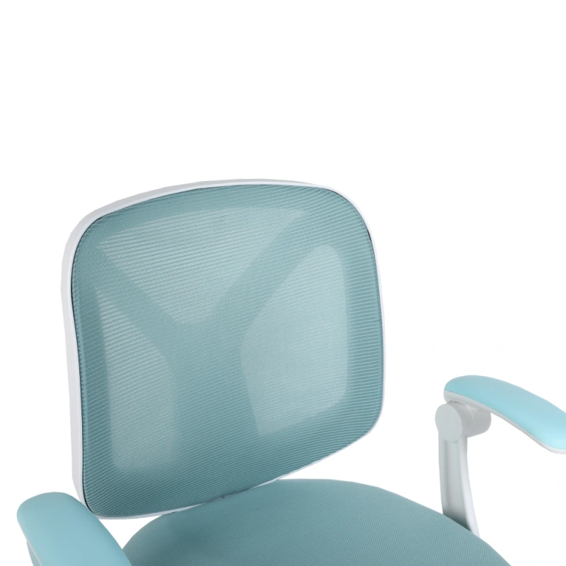 Kancelárske kreslo, modrá/biela, SOLARI 12