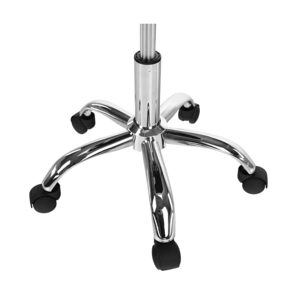 Otočná stolička, ružová/chróm, SELVA 8