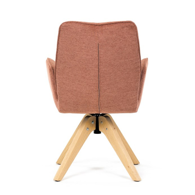 Jídelní židle, oranžová, látka, DCH-C2148 ORA2 7