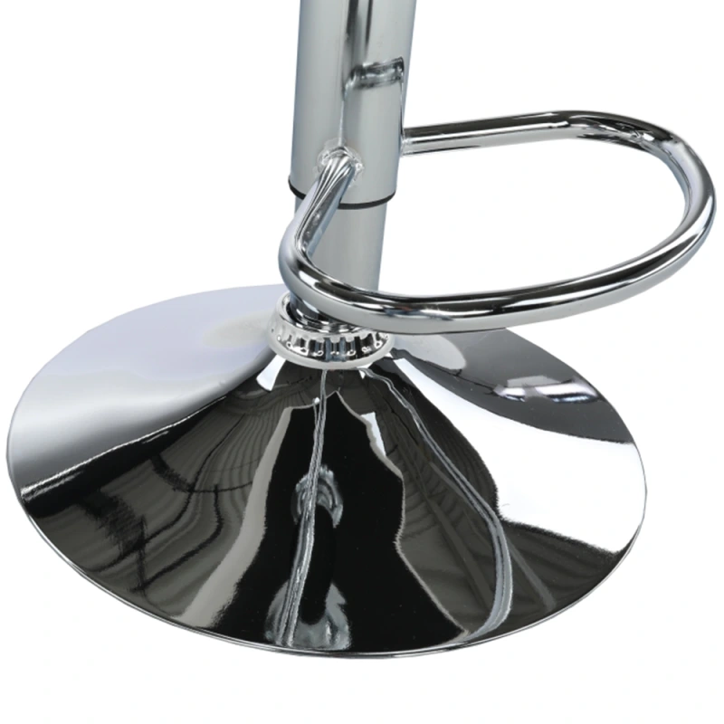 Barová židle, ekokůže bílá/ chrom, KANDY New 9