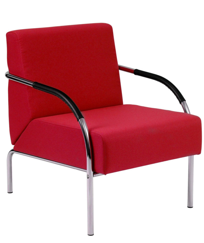 Kancelárska sedačka SALMA 1-sedák čalúnenie KOŽENKA Valencia, Silvertex 6