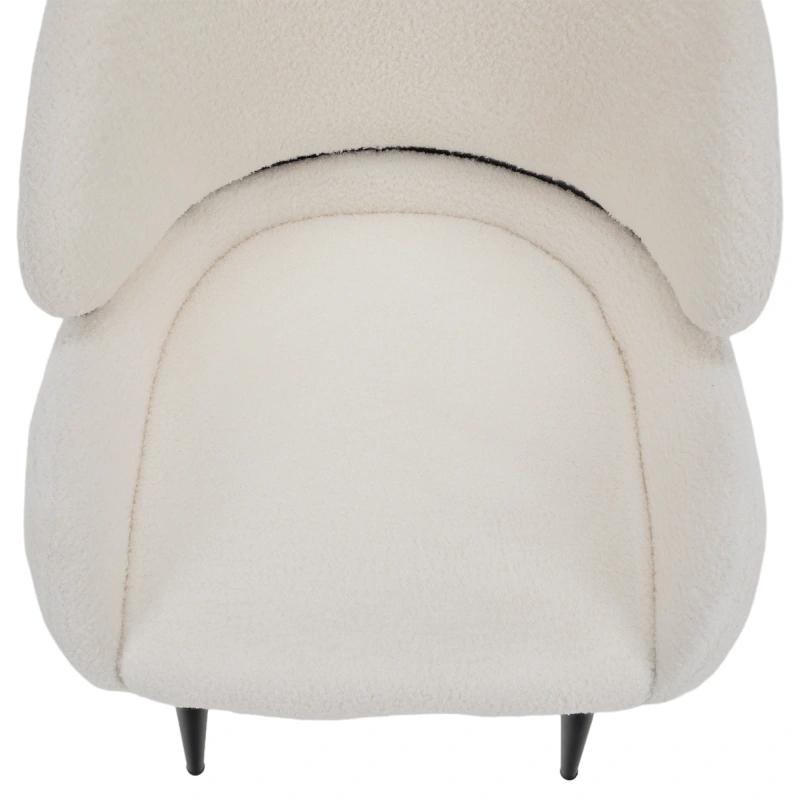 Jedálenská stolička, biela/čierna, SANAKO TYP 1 12