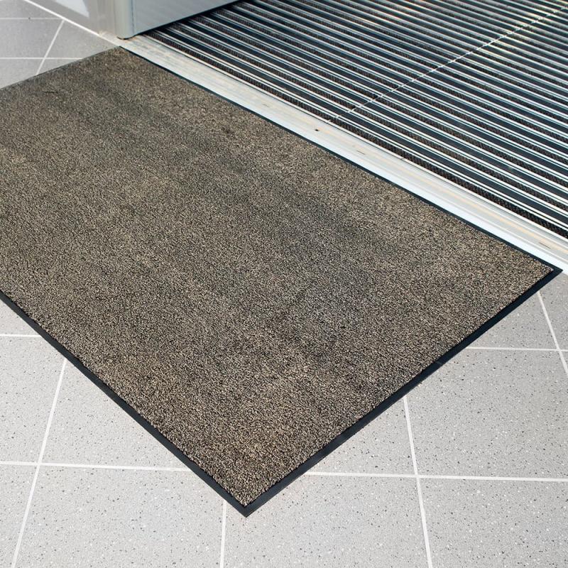 COBA Vstupná vnútorná rohož MICROFIBRE DOORMAT 90x150 cm (béžová, čierna)