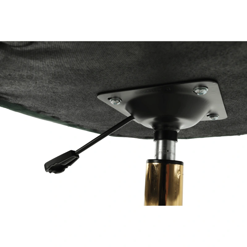 Kancelárske kreslo, Velvet látka zelená/zlatá, EROL 15