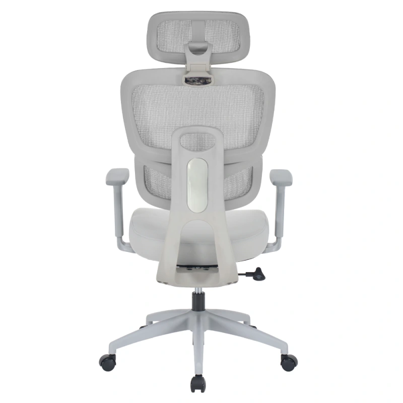 Kancelářské křeslo, světle šedá/šedá, ERMEN 1