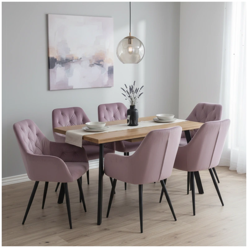 Dizajnové kreslo, ružová Velvet látka, VERIO NEW 2