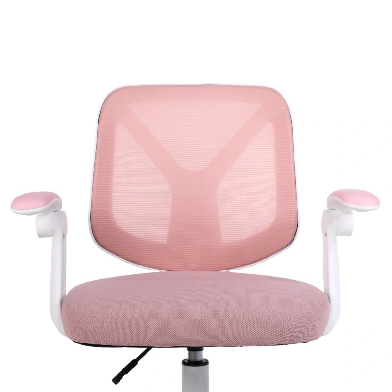 Kancelárske kreslo, ružová/biela, SOLARI 7