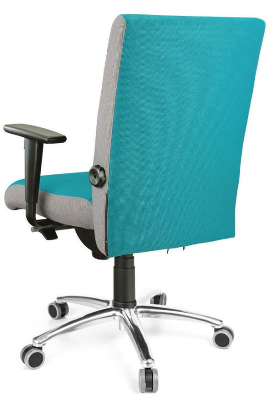 Záťažová kancelárska stolička NONSTOP 24/7 čalúnenie KOŽENKA Silvertex, Valencia 7