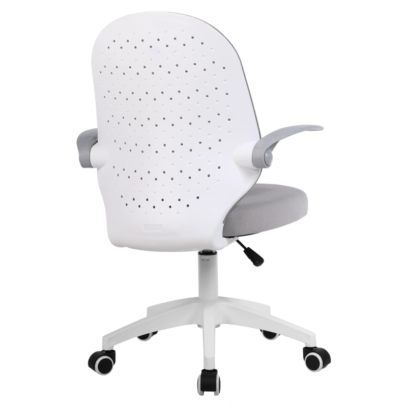 Kancelárske kreslo, sivá/biela, PASTURA 6