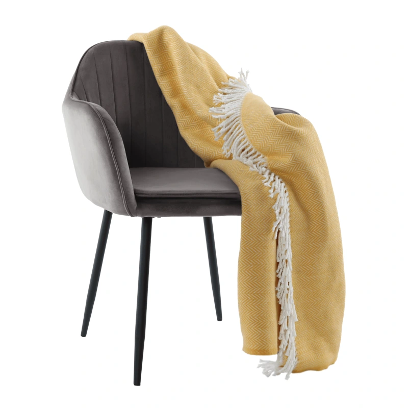 Dizajnové kreslo, sivá Velvet látka, ZIRKON 13