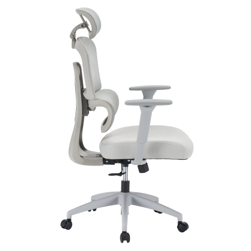 Kancelářské křeslo, světle šedá/šedá, ERMEN 13