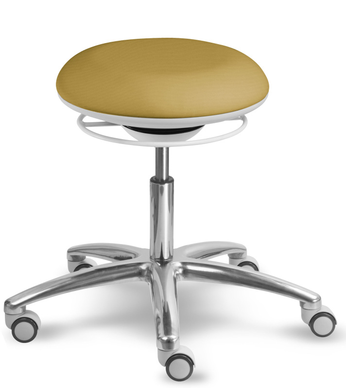 Balančná zdravotnícka stolička 1259 G DENT čalúnenie KOŽENKA Silvertex, Mediflex 11