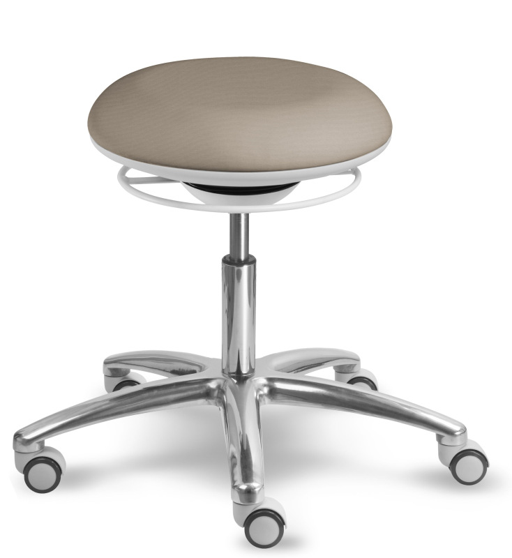 Balančná zdravotnícka stolička 1259 G DENT čalúnenie KOŽENKA Silvertex, Mediflex 12