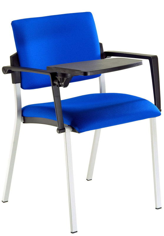 Konferenčná rokovacia stolička SQUARE VIP čalúnenie KOŽENKA Valencia, Silvertex 18