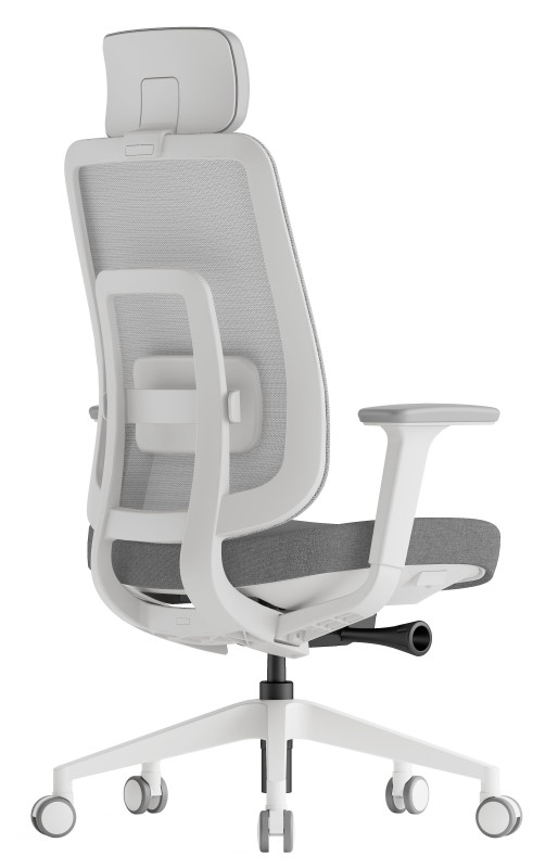 KREDE Kancelárska stolička K42 WHITE šedá 4