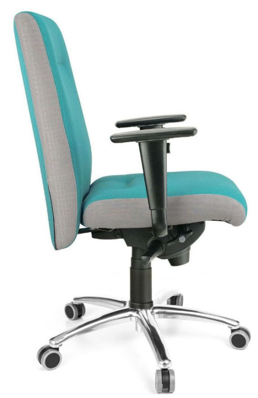 Záťažová kancelárska stolička NONSTOP 24/7 čalúnenie KOŽENKA Silvertex, Valencia 1