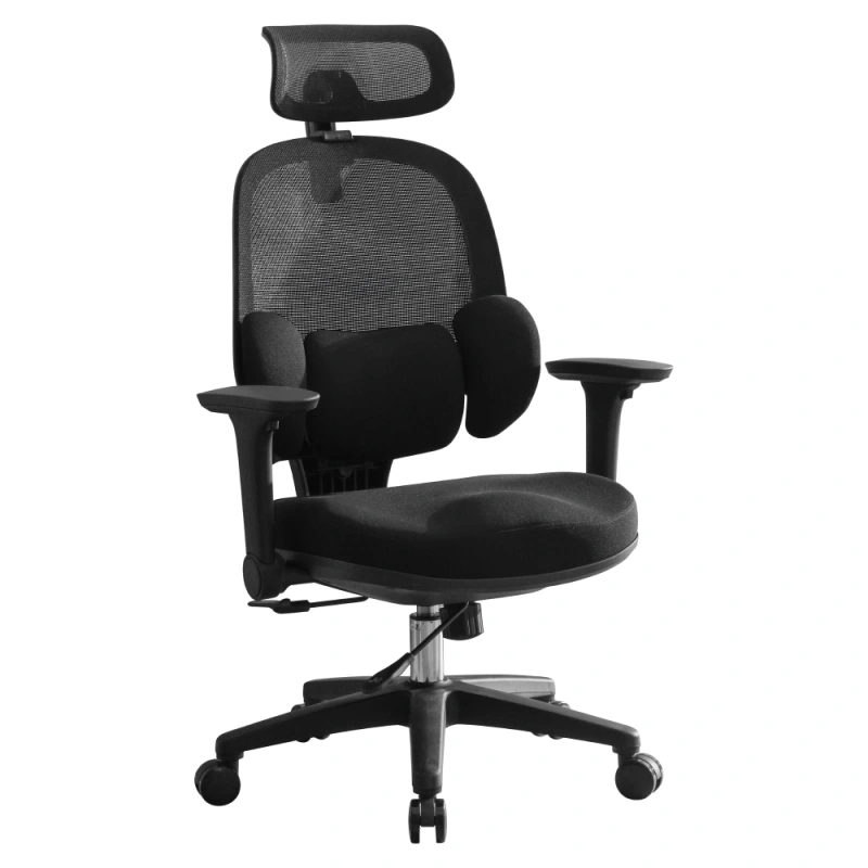 Kancelářské křeslo, černá, ABRAMO