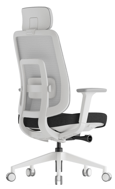 KREDE Kancelárska stolička K42 WHITE čierna 4
