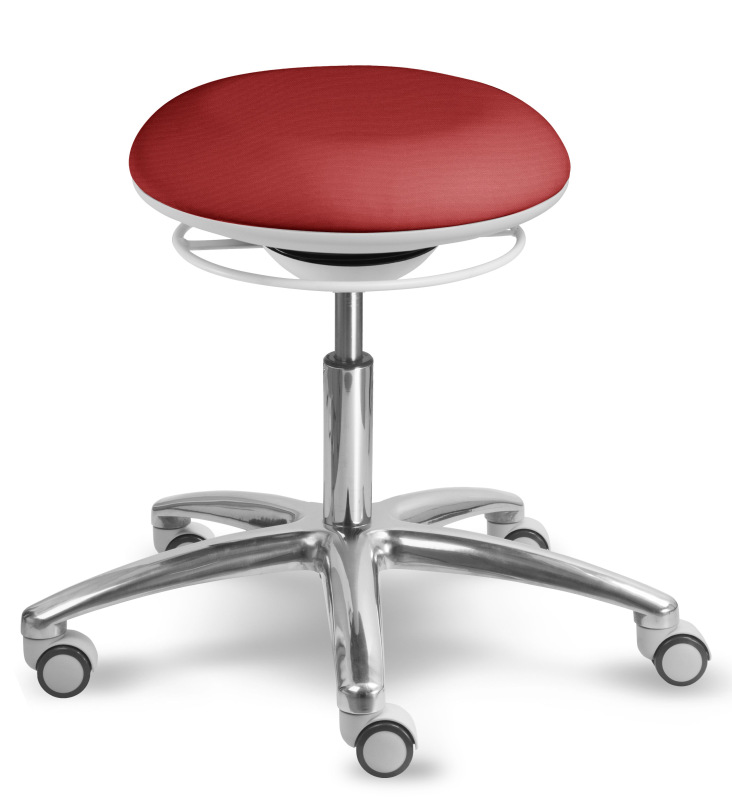 Balančná zdravotnícka stolička 1259 G DENT čalúnenie KOŽENKA Silvertex, Mediflex 4