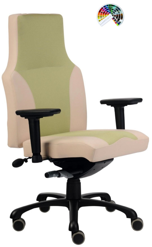 Záťažová stolička ERGO 24/7 a ERGO MIDI 24/7 čalúnenie KOŽENKA Valencia, Silvertex 2