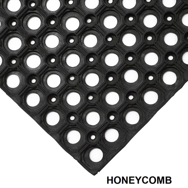 COBA Vstupná čistiaca rohož RINGMAT HONEYCOMB OCTOMAT 100x150 cm čierna