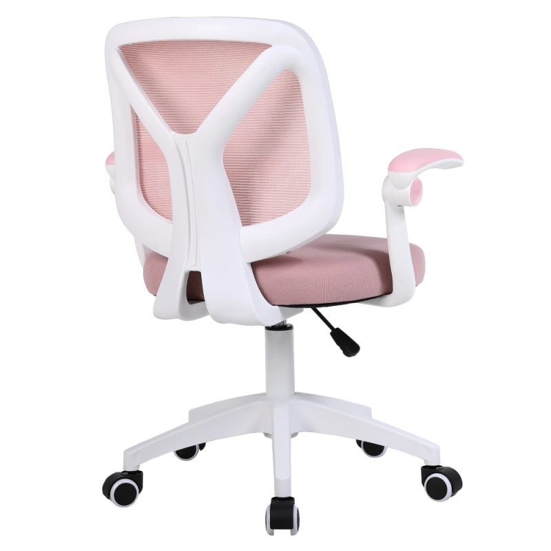 Kancelárske kreslo, ružová/biela, SOLARI 5