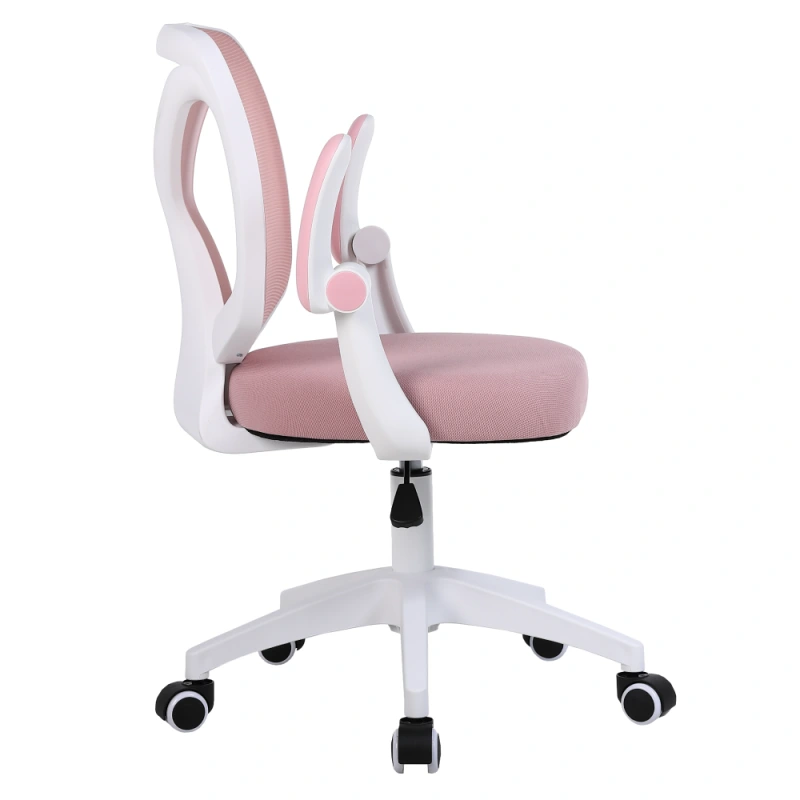 Kancelárske kreslo, ružová/biela, SOLARI 4