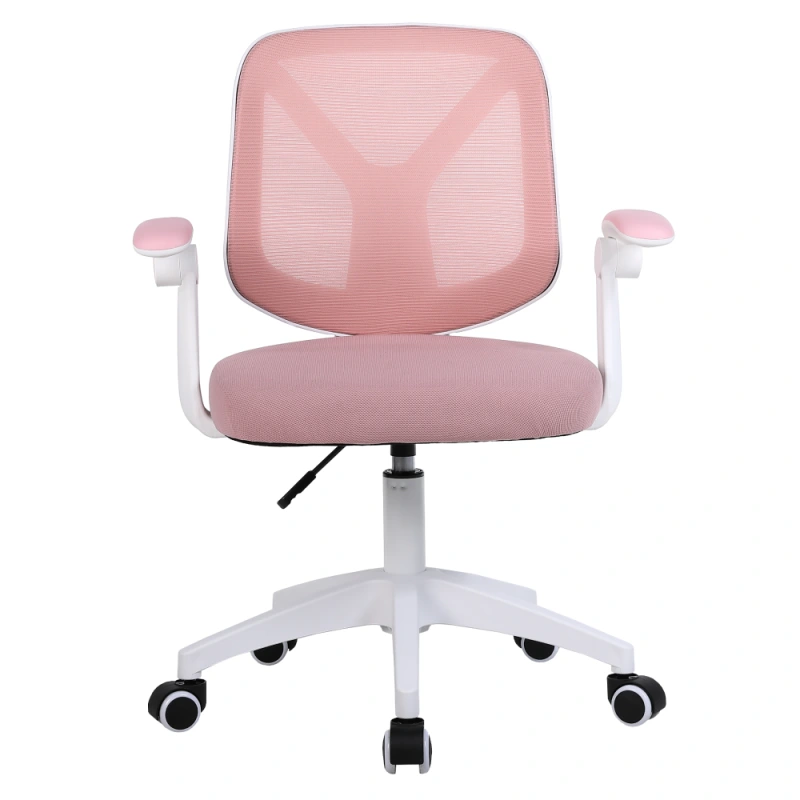 Kancelárske kreslo, ružová/biela, SOLARI 2