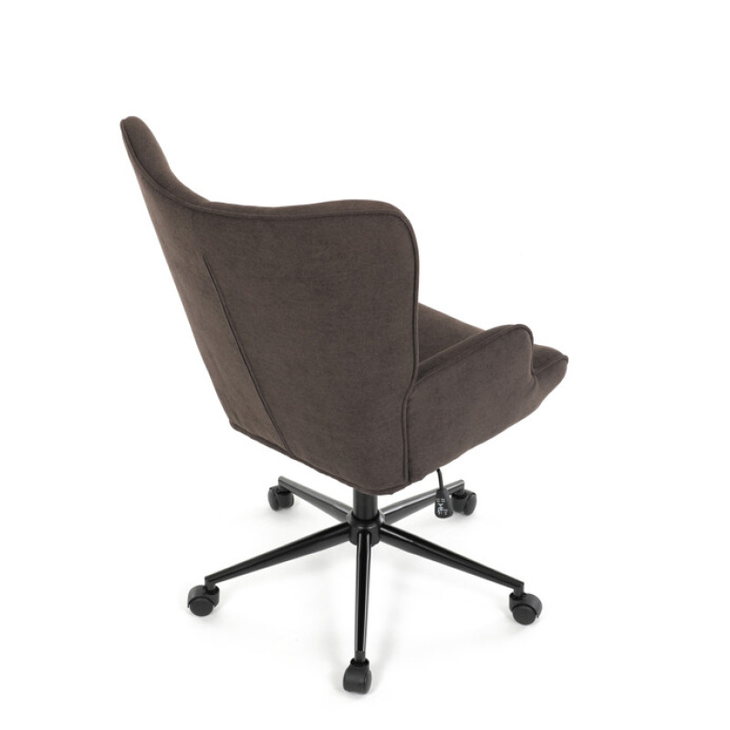 Kancelářské křeslo, hnědá, látka, AK-491 DBR2 6