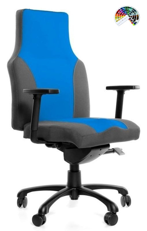 Záťažová stolička ERGO 24/7 a ERGO MIDI 24/7 čalúnenie KOŽENKA Valencia, Silvertex