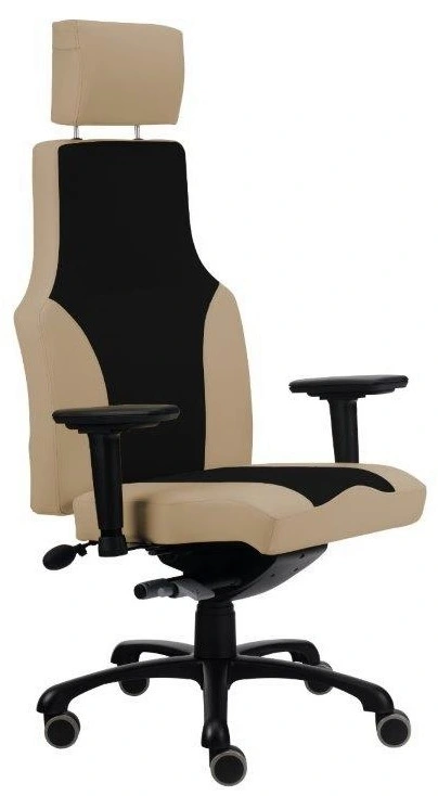 Záťažová stolička ERGO 24/7 a ERGO MIDI 24/7 čalúnenie KOŽENKA Valencia, Silvertex 10